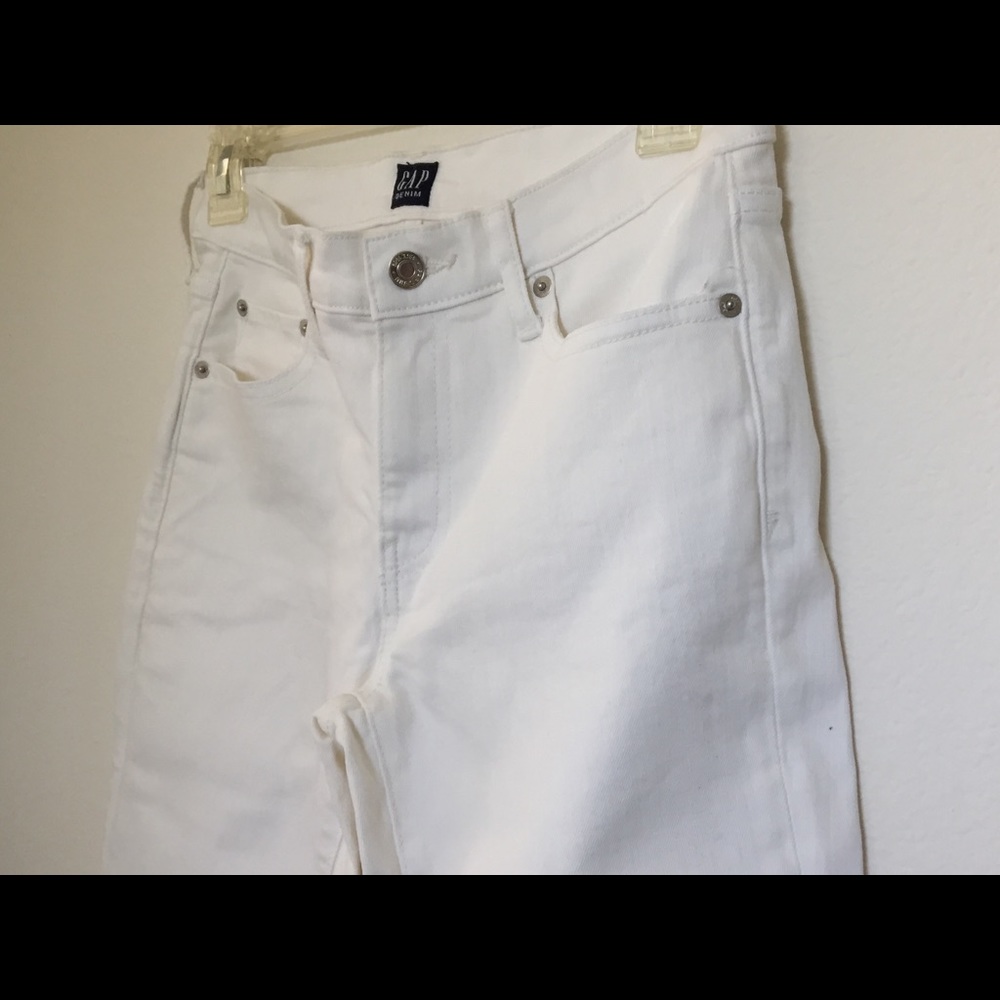 Bright White Gap Denim Jeans